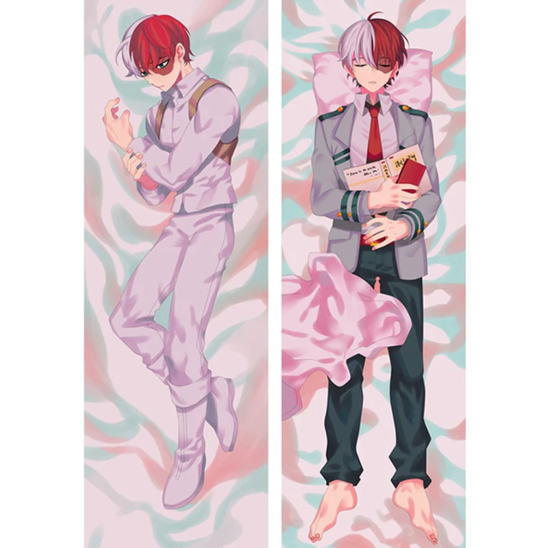 

180cm Japanese Anime My Hero Academia Todoroki Shoto Dakimakura Pillow Case Boku No Hero Fullbody Hugging Cosplay Cushion Cover