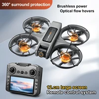 New S156 Quadcopter Aircraft Drone 8K Professional Camera Drone 5G WIFI FPV 4.5 Inch Large Screen Remote Control RC Dron VS V66 3