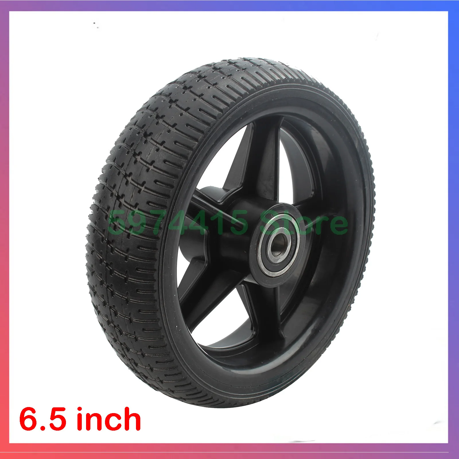 6.5 Inch Solid Wheels 6.5-inch Explosion Resistance Non-inflatable Tyre Wheels For Electric Scooters, Baby carriage