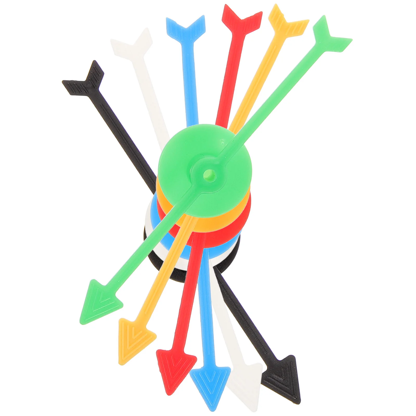 Interactive Game Arrow Spinners Colorful Plastic Game Spinners Board for Party School Home Usingboard Game Spinners
