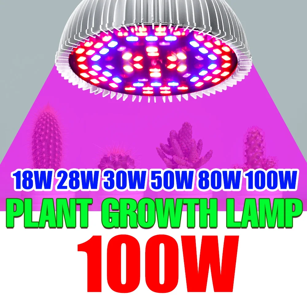 

Full Spectrum Grow Light E27 Plant Lamp Cup E14 LED Phyto Lamp Hydroponics Growth Bulb Greenhouse Phyto Flowers Seedling Lamp