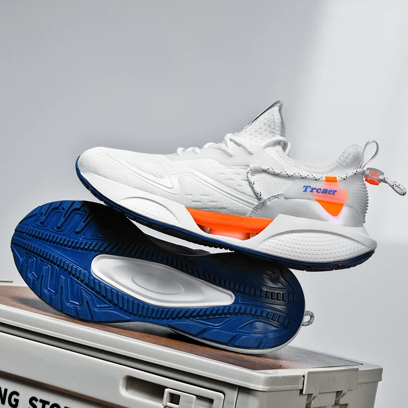

Training Running Shoes Men High Quality Running Sneakers Light Weight Walking Footwears Comfortable Athletic Sneakers