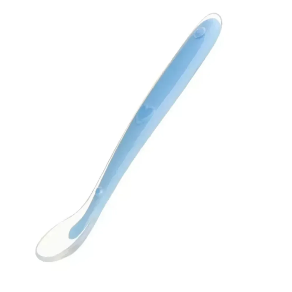 2/1pcs Silicone Spoon for Baby Infant Feeder Spoons for Children Kids Soft Safety Feeding Spoons BPA Free Baby Utensils Flatware 6