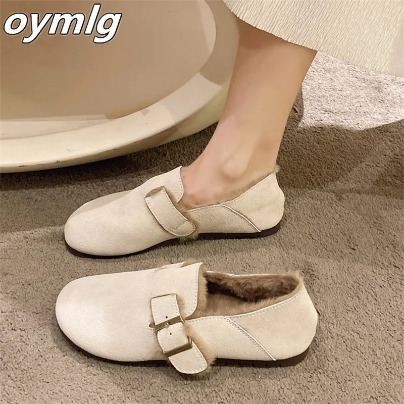 Fashionable Doudou Shoes for Women 2023 New Home Flat Bottom Casual Lightweight Anti slip One Step Single Shoe for Women