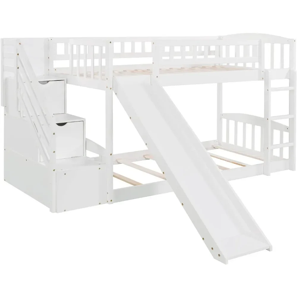 

Двухъярусная кровать, горка, лестница и ограждения, Детская однотонная фоторамка, белый цвет