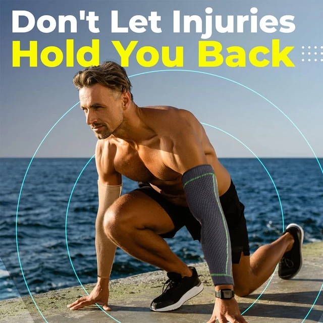 Anti-Slip Arm Sleeves – Elbow Support for All Sports 4