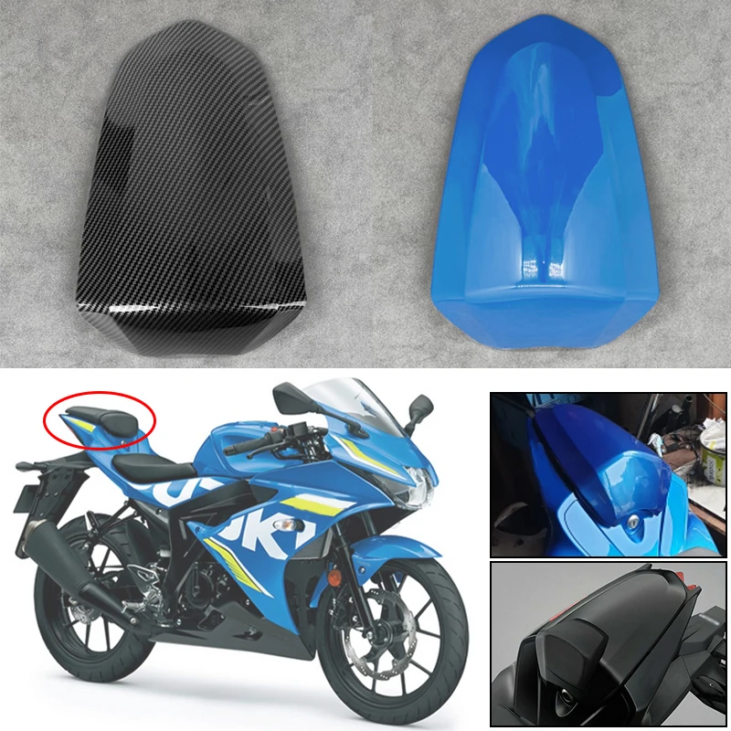 POSSBAY Rear Seat Cowl Pillion Cover – Fits Suzuki GSXR 600/750 2011-2022, Carbon Black ABS