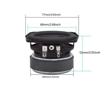 2Pcs/lot 3 Inch Subwoofer 4 Ohm 30W-35W Speaker Bass Audio Woofer Bluetooth DIY Bookshelf Speakers Hifi Home Sound Theater - Image 5
