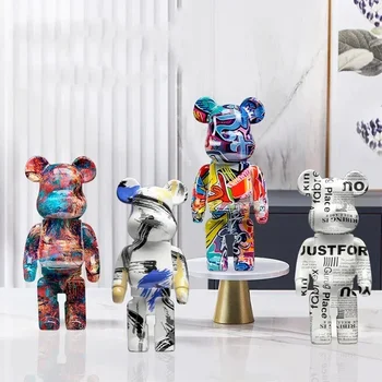 Graffiti Bear Resin Statue 1