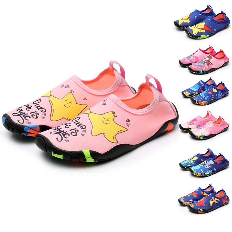 Baby Boys Girls Water Shoes Children Non-Slip Floor Socks Shoes Pool Beach Yoga Sneakers Swimming Shoes Shoes For Surf Walking kids deformation car model yellow robot racing car electric universal walking transformation toys for boys birthday xmas gift