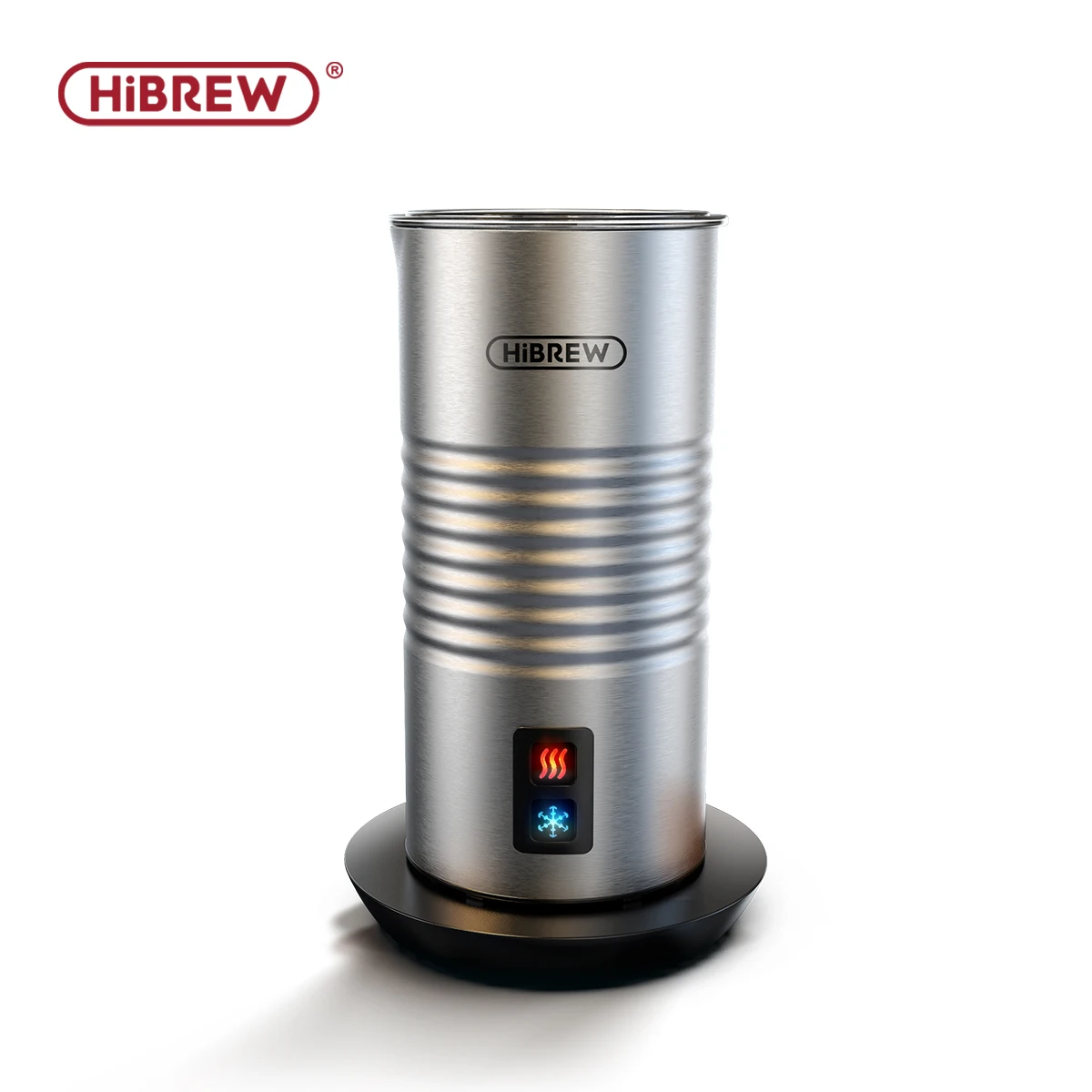 HiBREW Milk Frother Frothing Foamer Cold/Hot Latte Cappuccino Chocolate fully automatic Milk Warmer Cool Touch M2A