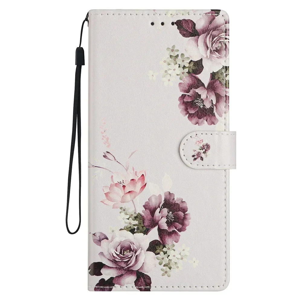 Leopard Print Wallet Case: Stylish Flip Card Holder Leather Phone Cover