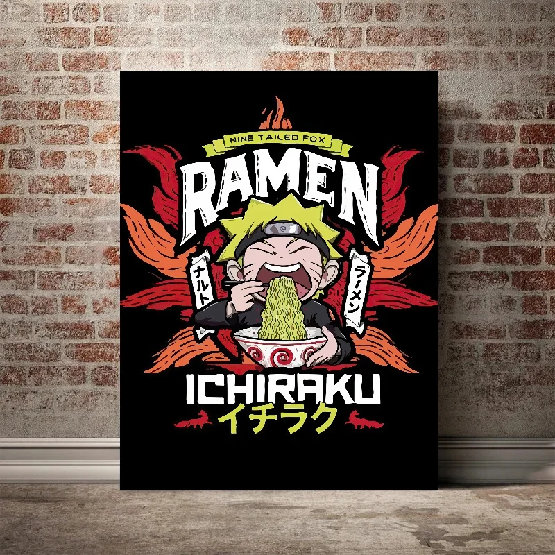 thumbnail image 1 of Póster de Naruto, periféricos de anime, mural, pintura en lienzo, decoración, figura de dibujos animados, imagen, arte de pared, decoración de habitación de niños, sin marco, 1 of 5