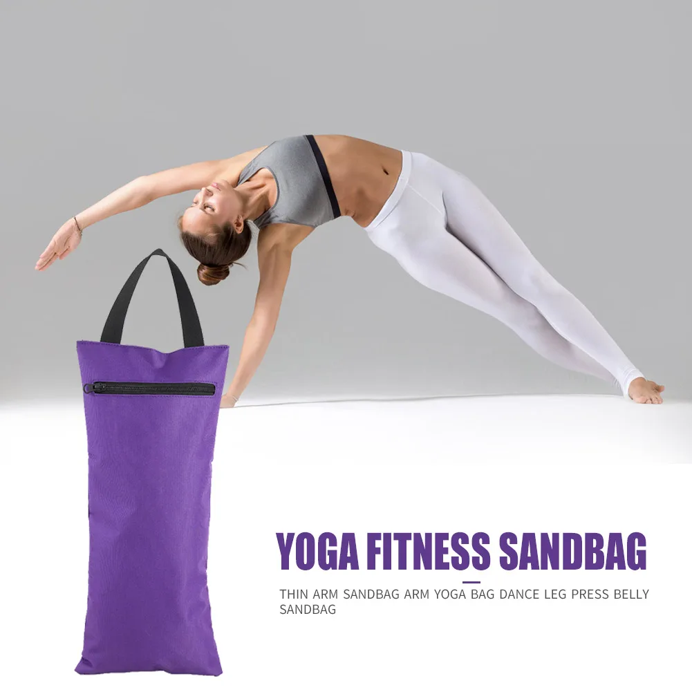 Dance Training Gym Sand Bag Weighted Yoga Empty Sandbag Fitness Equipment 2pcs for Easy Safety Working-out Ornaments