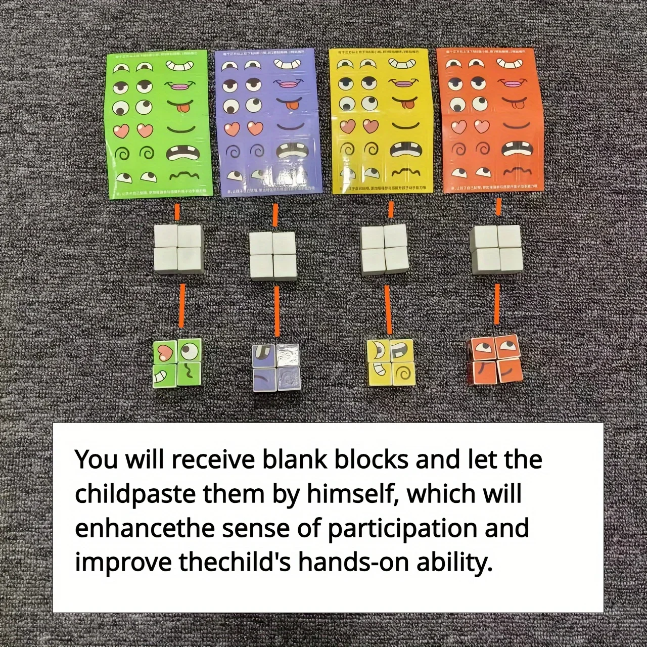 Face Change Puzzle Cube 6