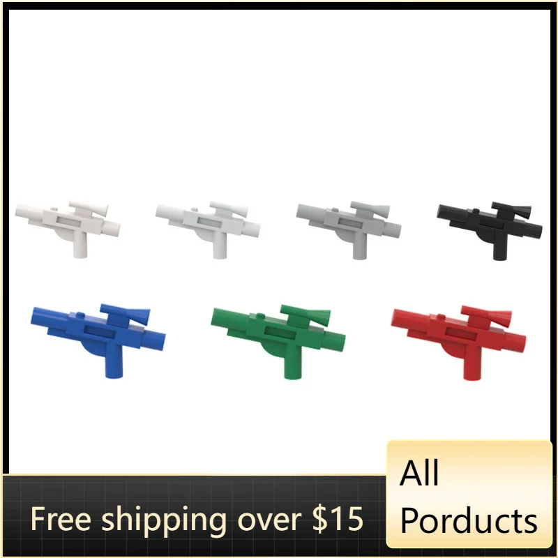 

10PCS Assembles Particles Short Decoration Arms Gun Wars Blaster Building Blocks Bricks Kit Part Education Toy For Children Gift