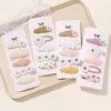 5Pcs/set BB Clips for Kids Hair Accessories Sweet Printe Hairbangs Hairclip Girls Barrette Ins Style Daisy Hairpin Ornaments 5