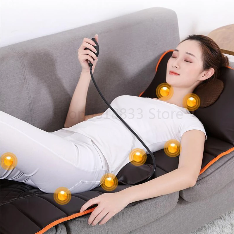 Cervical Spine Massager Multi-function Body Massage Mattress Multi-purpose Massage Chair Cushion Wave Pulse Massager ne555 pulse generator pulse starter duty cycle and frequency adjustable module diy kit oscillator square wave signal generator