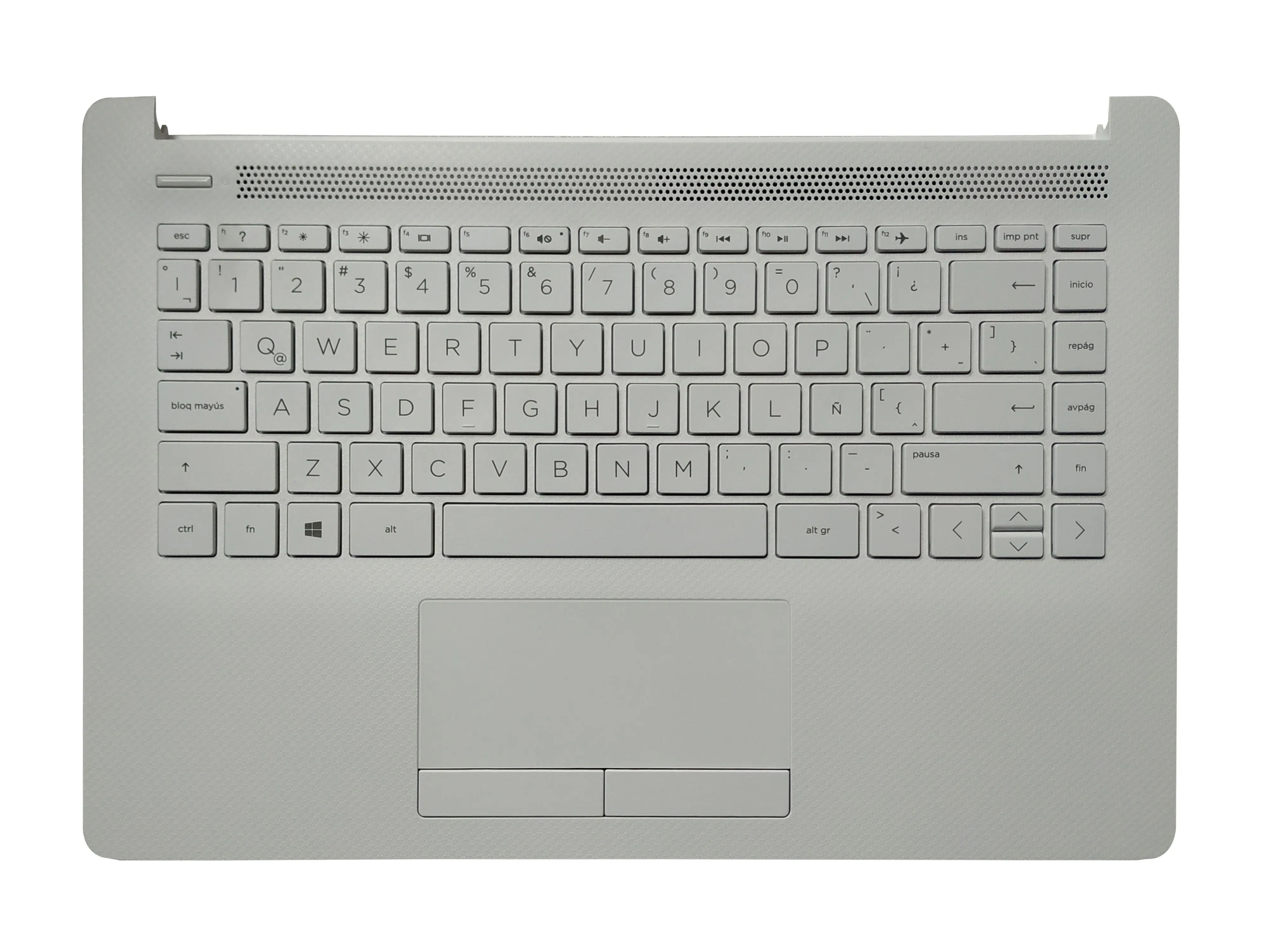 Capa Superior com Touchpad Teclado Espanhol e Latino hp 14-cm 14-ck 14-dg Tpn-i131 240 g7 245 g7 br la Novo - Imagem 5