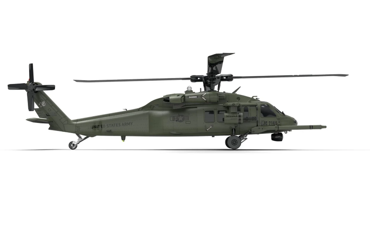 Yuxiang F09 블랙 호크 자체 안정화 헬리콥터, Uh60 전기 3D 스턴트 전투기, Rtf 브러시리스 모터, 5g 2.4ghz