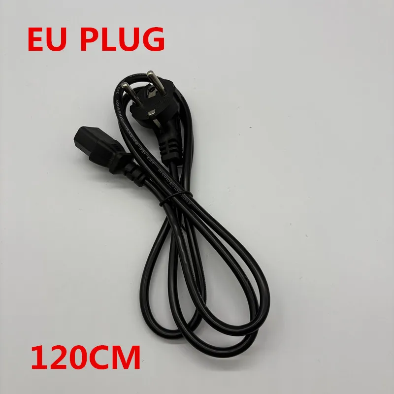 내구성이 뛰어난 3핀 1.2m EU US AU UK 4개 표준 AC 전원 공급 장치 어댑터 코드 케이블 리드 충전 라인 와이어(PC 노트북용)