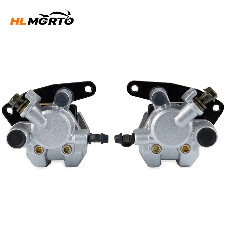 

1 пара, передний тормозной суппорт для Yamaha Banshee 350 Big Bear 250 YFM250 400 350 400 450 гризли 660 TRX250EX TRX300EX TRX400EX