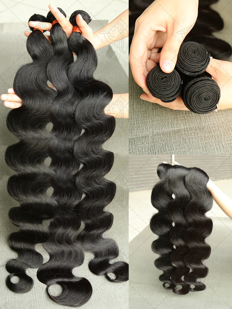 Brazilian Hair Weave Bundles Loose Body Wave 1 3 4 Bundles Raw Remy Human Hair Virgin Extensions Tissage 30 Inch human hair bundles