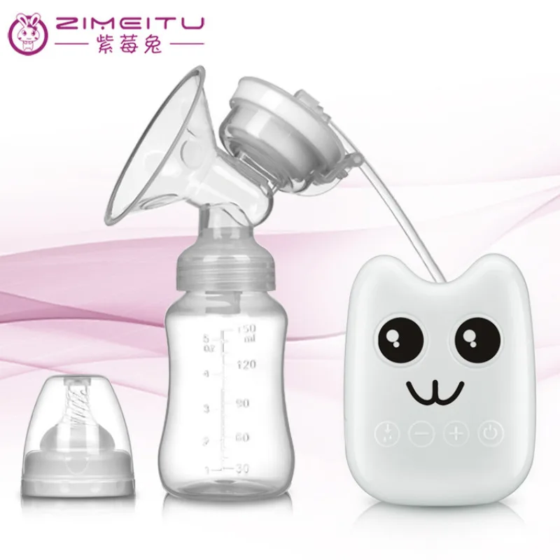 Purple berry rabbit electric breast pump maternal breast pump milking device suction large silent maternal and infant products цена и фото