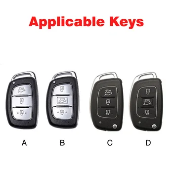 2022 nuova custodia per chiave a distanza per auto per Hyundai Tucson Sonata Santa Fe Elantra Accent Solaris Verna ix25 ix35 i20 i30 i40 - 2022 nuova custodia per chiave a distanza per auto per Hyundai Tucson Sonata Santa Fe