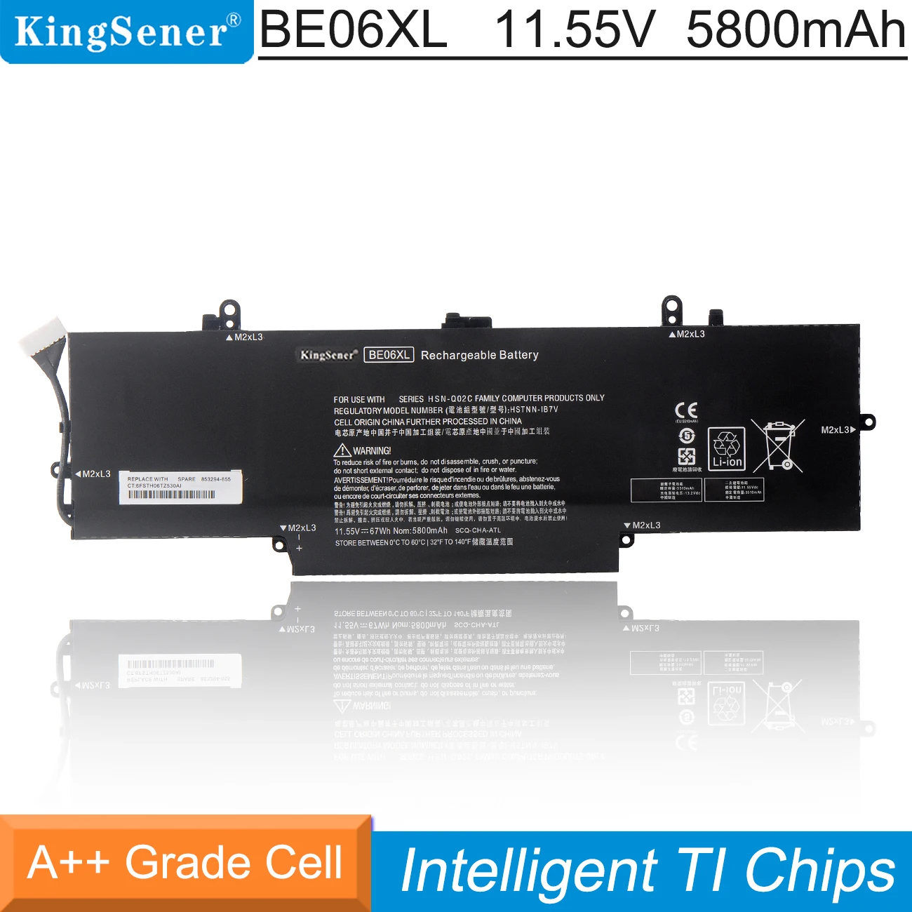 Kingsener Be06xl Bateria do Portátil para hp Elitebook Folio 1040 g4 Hstnn-ib7v Hstnn-db7y 67wh 9180451c1 918045-171 918180855