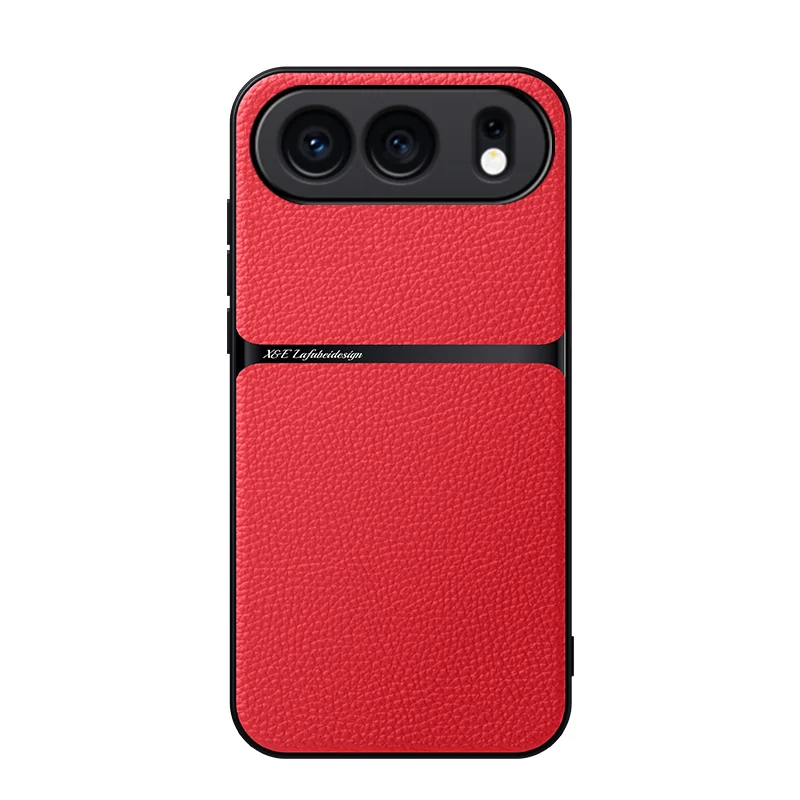 Frosted Leather Texture Magnetic Protection Bumper Case