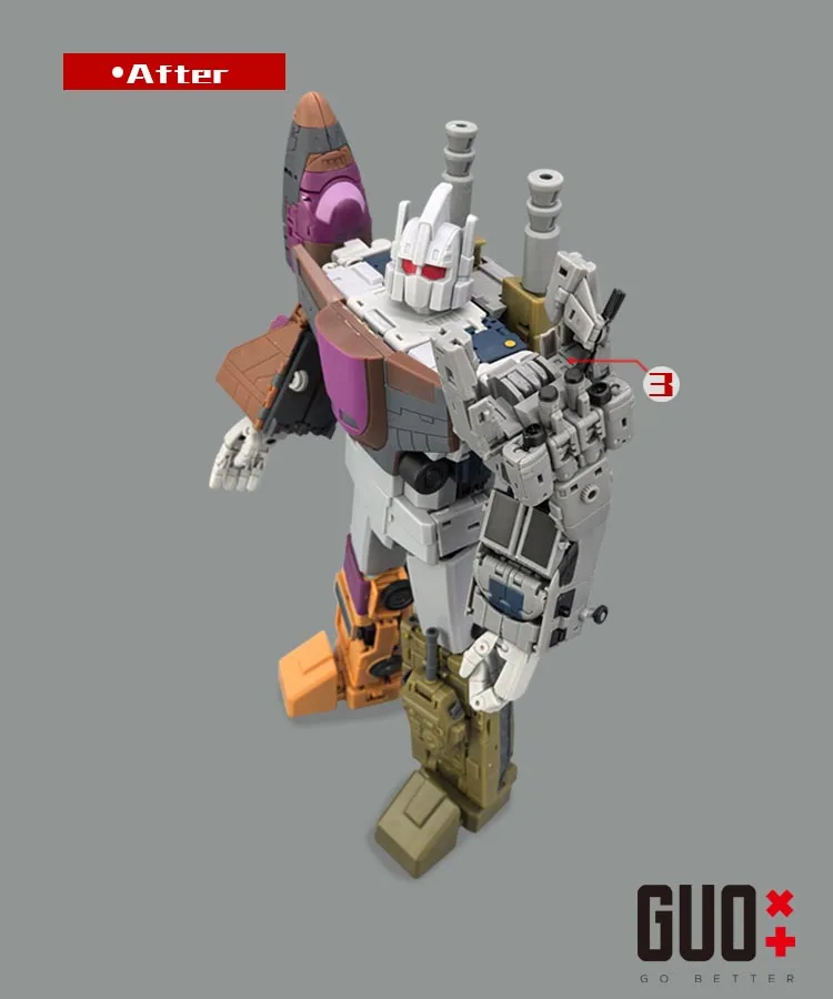 3D DIY Upgrade Kit Filler For MS BRUTICUS(G1 Repainting VER) GO BETTER Accessories