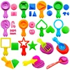 Various Plastic Dough Tools Plasticine Accessories Toys for Kids Animal Molds Rolling Pins Cutting Playdough Molds Puzzle Toys 2