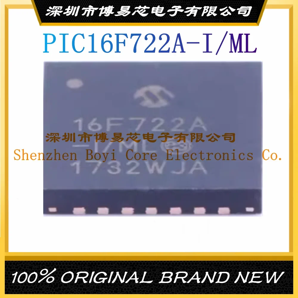 PIC16F722A-I/ML package QFN-28 new original genuine microcontroller IC chip pic16f722a i so pic16f1938 pic16f876a pic16f873a pic16f723a pic16f18855 new original genuine microcontroller ic chip soic 28