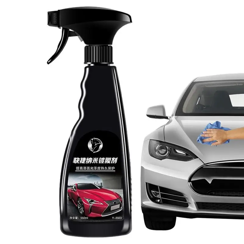 100ml car coating spray automotive high protection quick coating spray ceramic coating hydrophobic scratch remover agent 550ML Car Coating Spray Automotive quick coating agent rain proof high temperature Protection Paints spray auto accessories