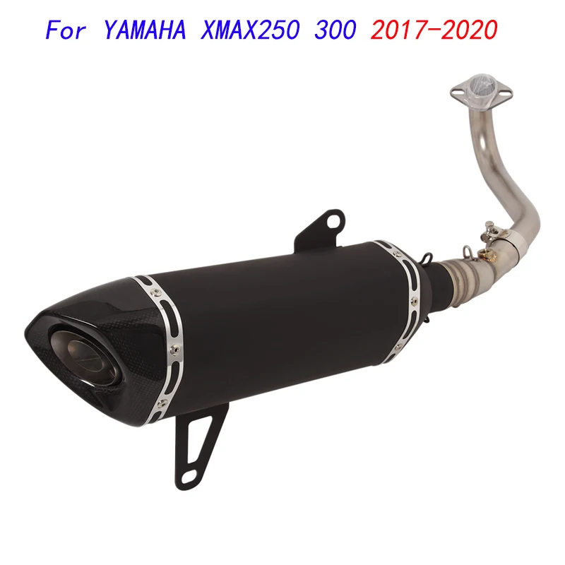 Escape Motorcycle Mid Link Pipe And Exhaust Muffler Stainless Steel Exhaust System For YAMAHA XMAX250 300 2017-2022