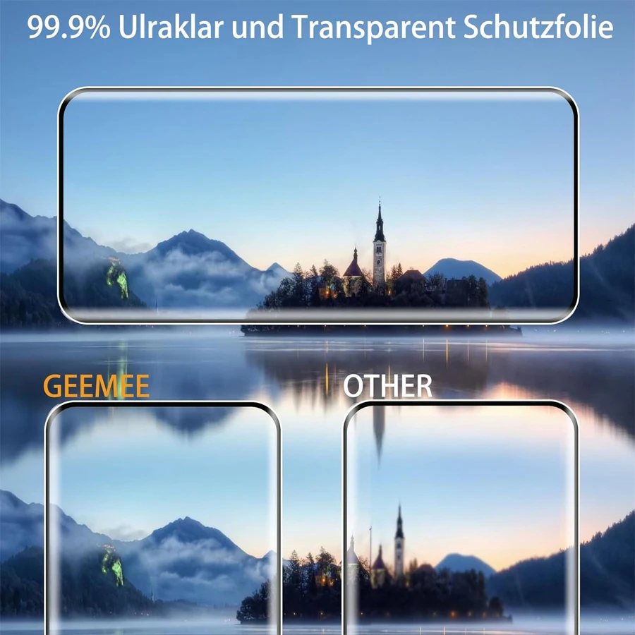10D Curved Tempered Glass Screen Protector (1-5 Pack)