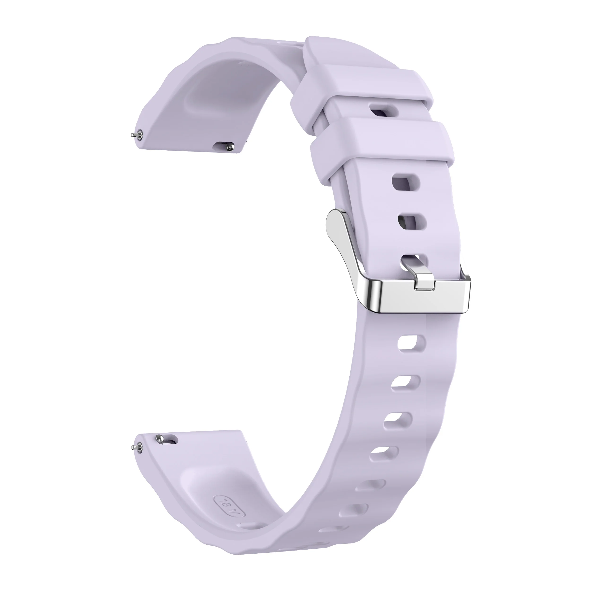 Elegant 18mm Silicone Watch Band - Premium Comfort & Style Strap