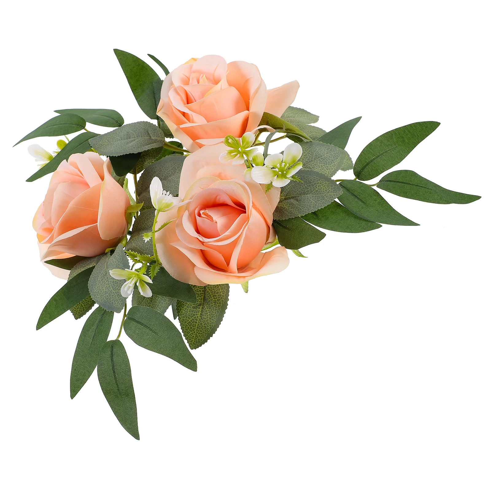 

Flower Ring Tea Light Wreath Table Decoration Simulation Rose Holder