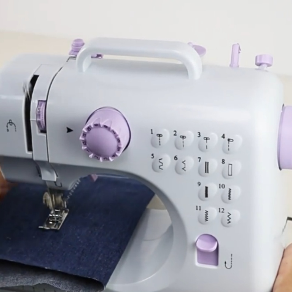 2025New Edition  Electric Sewing Machine with 12 Stitches, Extension Table - Perfect Gift for Mothers & Grandmothers