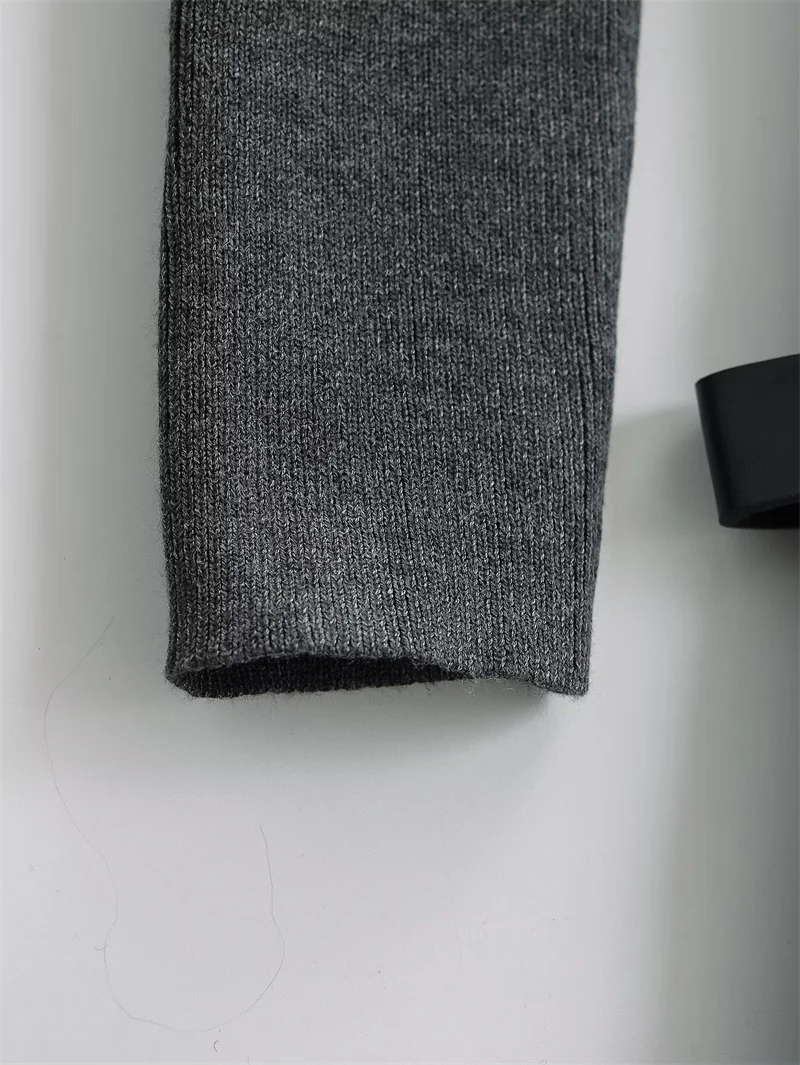 Korean Fashion Knitted Short Dresses for Women Autumn New Patchwork Long Sleeve Pleated A-line Y2K Sexy Party Dress with Belt