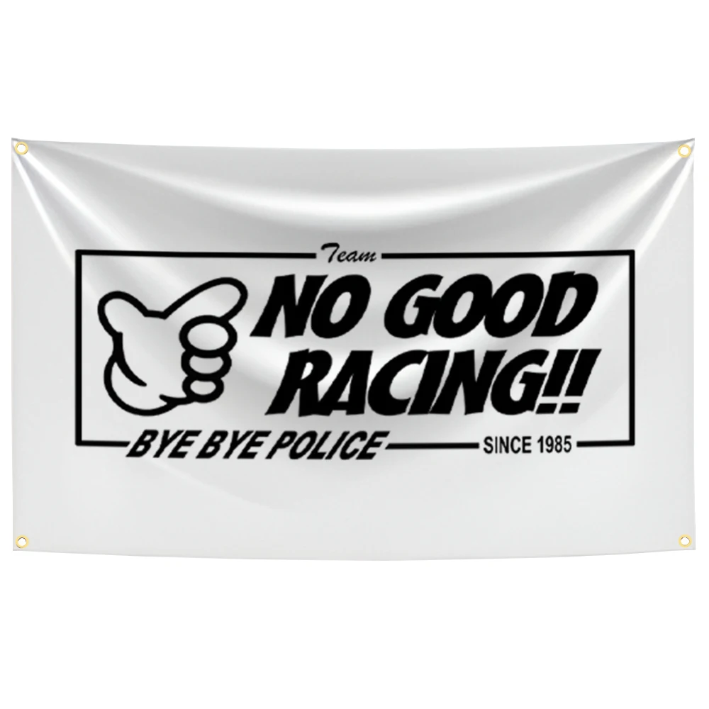 Adesivi in vinile per auto e moto, con scritta Japan Loop Family JDM NO Good Racing Team BYEBYE 1985, 18 x 4,7 cm, colore: nero