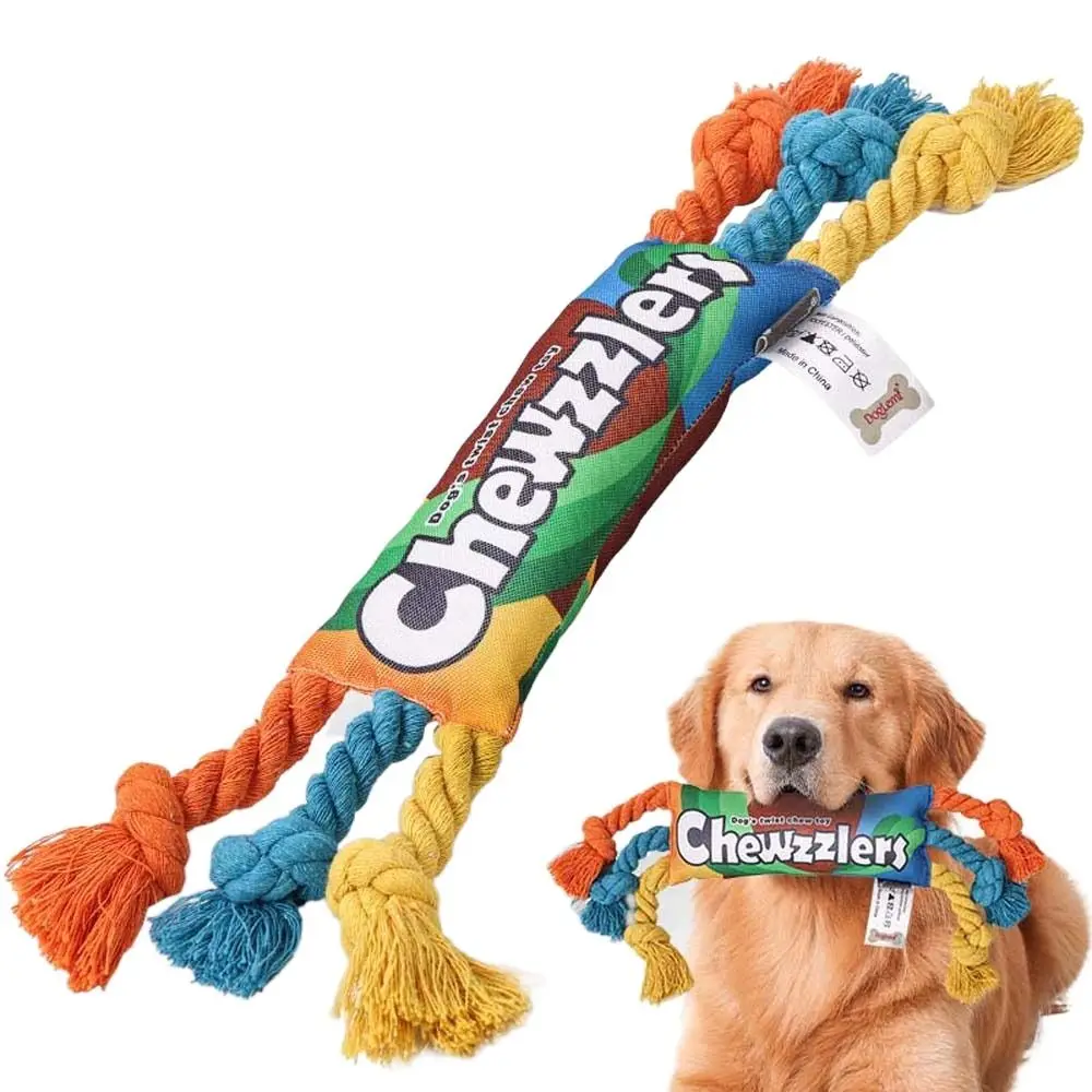 

With Rope Squeaky Molar Tooth Puppy Interactive Bear Doll Pet Supplies Dog Chew Toys Chew Training Toy Dog Sleeping Toy