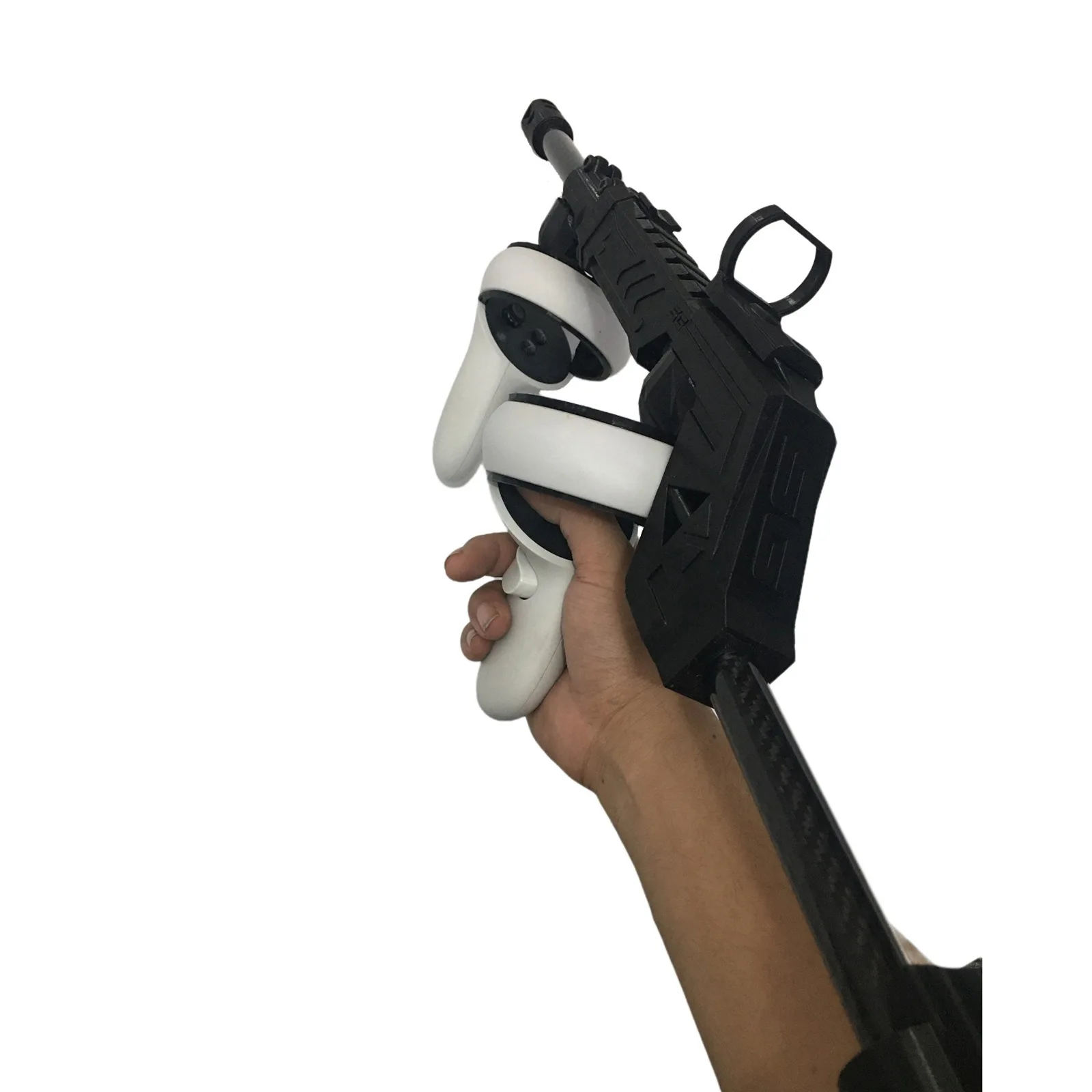 Controladores de armas de jogos de realidade virtual isométrica vr