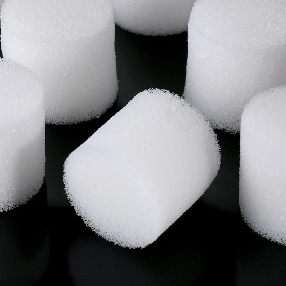 50Pcs Hydroponique Éponge 1" Cylindrique Éponges Pour Maison Légumes