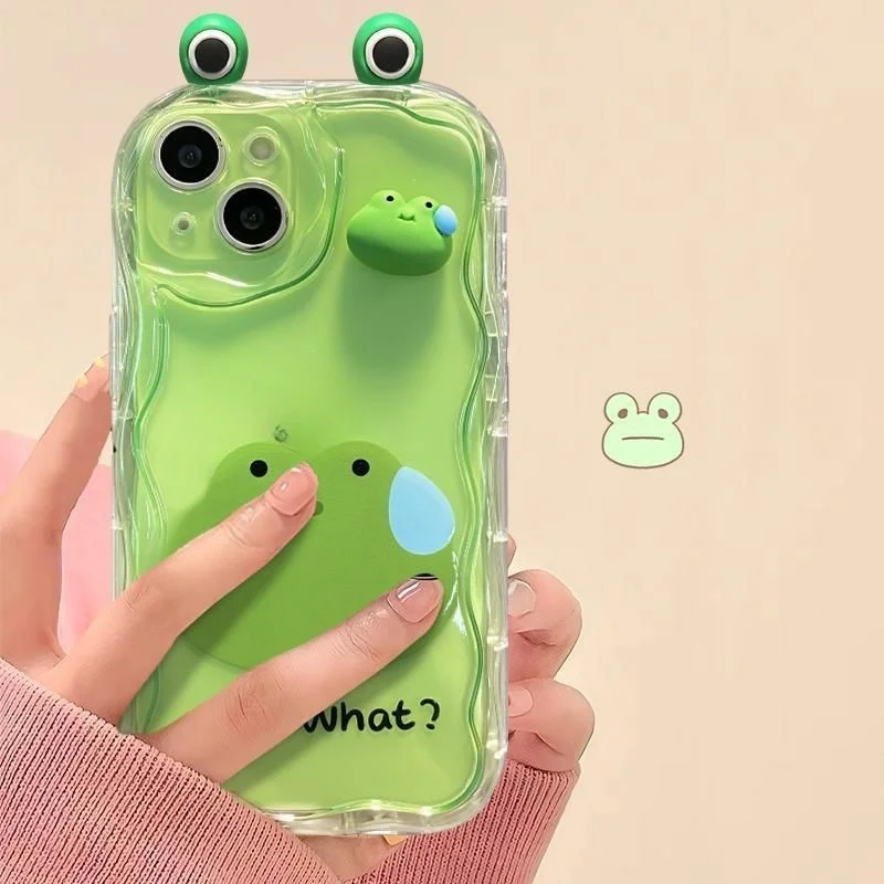 Adorable 3D Animal Ears Soft Wave Case Cover