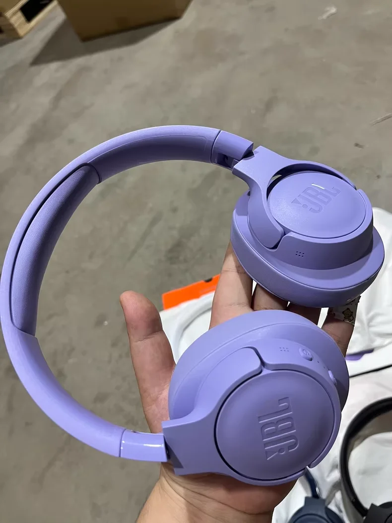 سماعات JBL Tune 720BT الأصلية القابلة للطي فوق الأ...