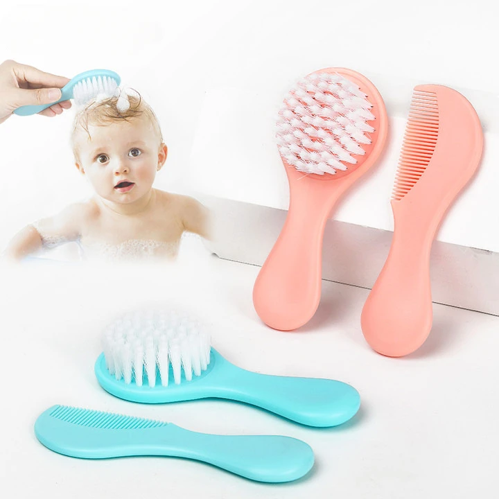 Hair Comb Hair Brush Comb Hair Comb Set Baby Care Set Baby Comb Children Comb Brush Care Head Removal Scale Care Shampoo Brush Suit Baby Shampoo Tool