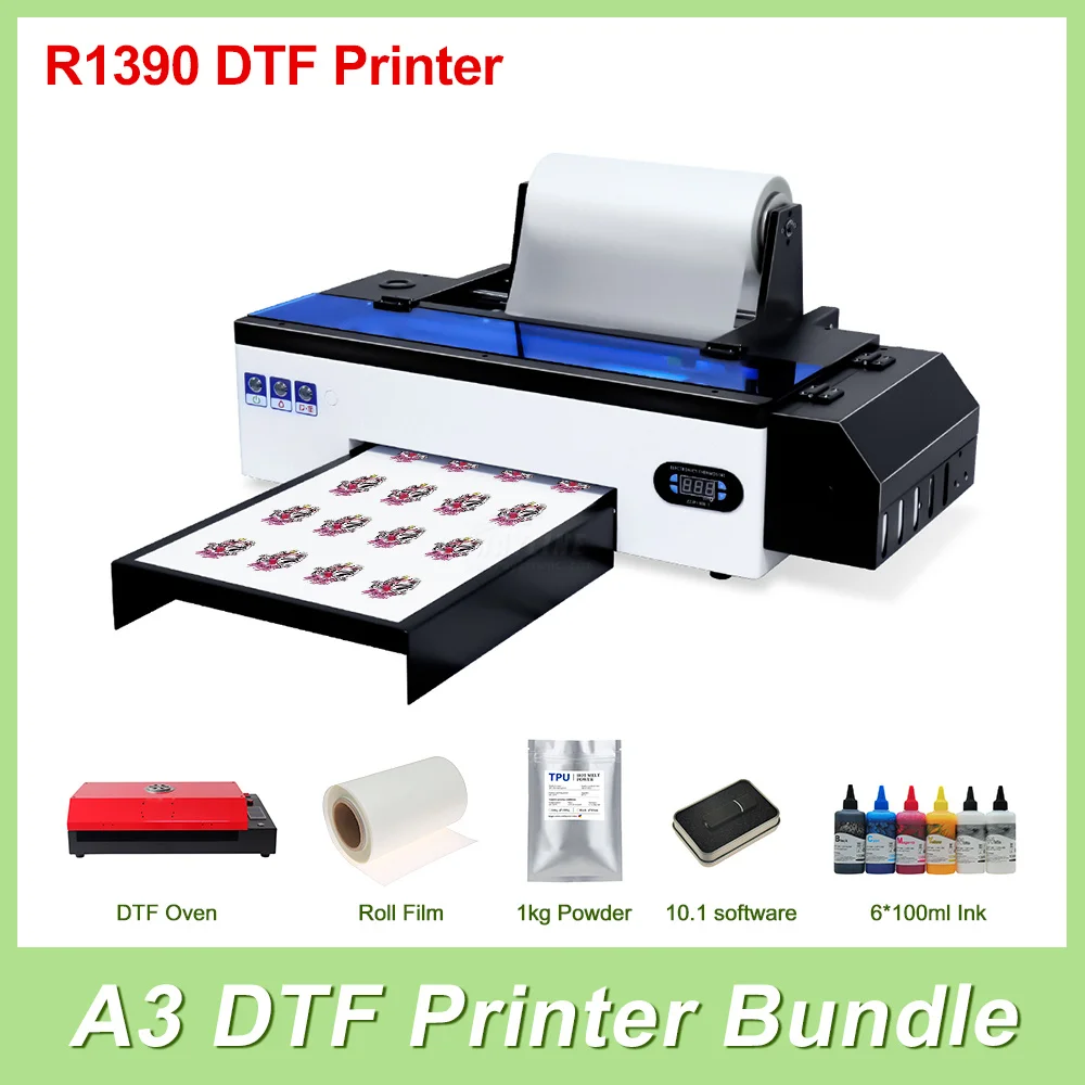 

UV Printer A3 R1390 Procolored Multifunction Flatbed Printing Machine A4 for Phone Bottle Wood Glass Candles Printers