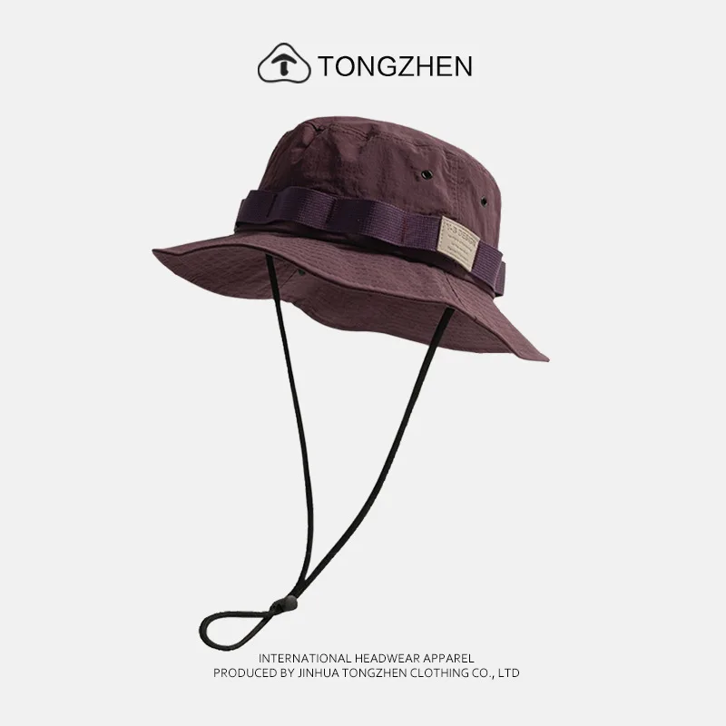 

Spring Summer Outdoor Quick-drying Fisherman Hat Women Korean Fashion Men Camping Basin Hat Hiking Mountaineering Bucket Hat